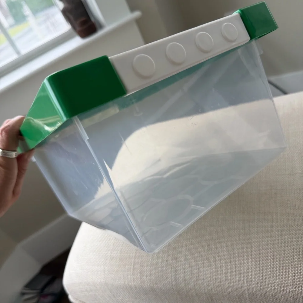 Lego Bricks Storage Box 10x7x5 inches